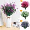 Farmhouse Photography Props Home Garden Decor Artificial Lavender Shrubs Plants Fake Flowers