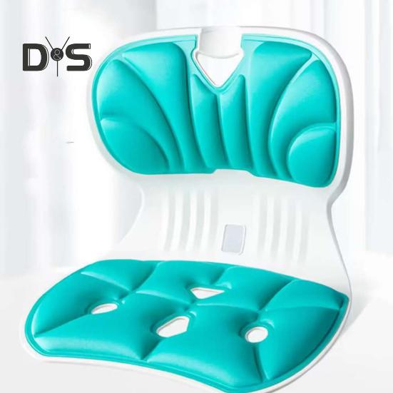 Waist Cushion Ergonomic Back And Lumbar Support for Good Posture Correction And Back Pain Relief Office Chair Back Pad Work Gaming Students Drivers