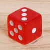 10pcs Six Sided 15mm Game Dices Transparent Cube Round Corner Portable Table Playing Games