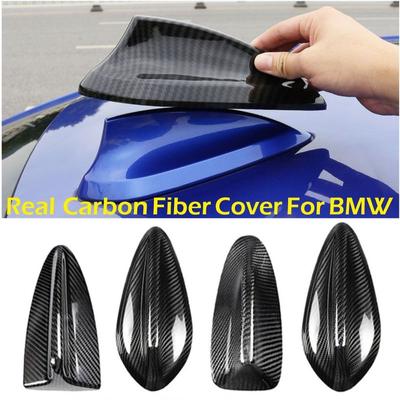 Настоящее углеродное волокно для BMW M2 M3 M4 12345 7 серии X1 X3 F22 F30 F34 F80 F87 F32 F36 F82 G11 G20 G12 G30, крышка антенны с плавником акулы