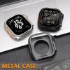 Металлический корпус для Apple Watch Ultra 3 2 1 49мм 46мм 45мм 44мм Защитная крышка-чехол из сплава для iwatch Серии 11 10 9 8 7 6 5 SE3