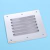 Silver Louvered Vent Cover Ventilation Covers Marine Boat Air Vent Plate Window Square Vents  Boats