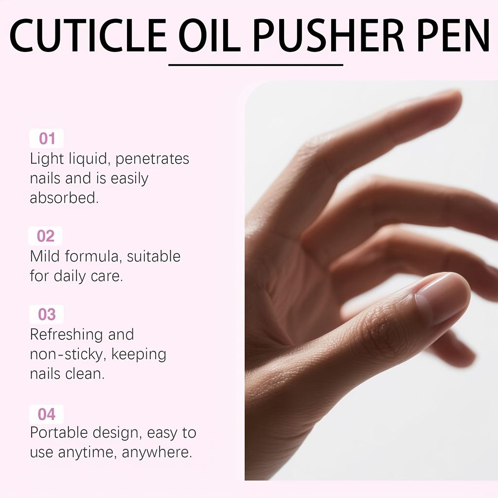 3pcs * Nail Cuticle Moisturizing Pen -2ml Containing Glycerin, Lavender, Etc. It Is Suitable for Nourishing and Polishing the Nail Cuticle