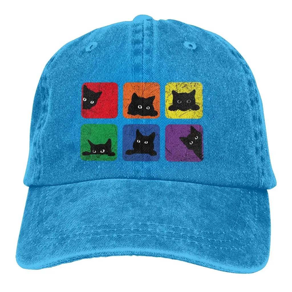 Ковбойские шляпы чистого цвета, женские шляпы для любителей кошек, бейсболки с солнцезащитным козырьком, гордость, ЛГБТ, гей-любовь, остроконечная шляпа для дальнобойщика и папы