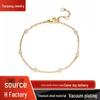 Japanese & Korean-Style Minimalist Women's Bracelet with Single Diamond Design