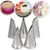 5 Pcs/Set DIY Rose Craft Icing Piping Nozzles Cake Decorating Tips Cream Petal Pastry