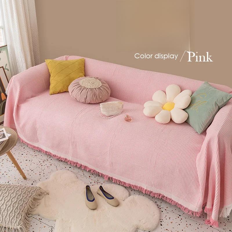 Чехол для дивана в богемном стиле для сдаваемой в аренду недвижимости Four Seasons, ткань с волнистым узором