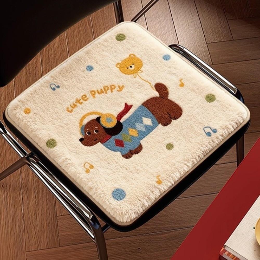 Non Slip Warm Seat Cushion Cartoon Office Seat Mat Cute Chair Cushion Bedroom