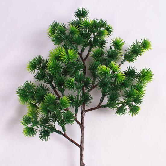 Artificial Plant Unique Lively Plastic Fake Pine Cypress Plant for Garden