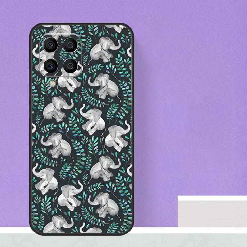 Милый слоненок для Samsung Galaxy M55 M15 M13 M33 M53 M20 M30s M31s M12 M32 M52 M11 M51 M14 M34 M54 чехол