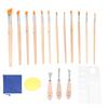 Oil Paint Brush Set Hook Line Acrylic Watercolor Brush Palette Scraper Tool for People At All Stages