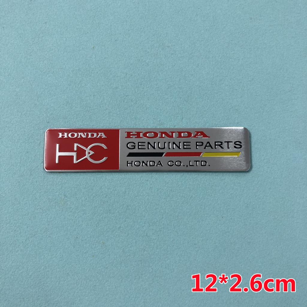 AAALZ1 Aluminum Car Body Fender Trunk Decal Badge for Honda Civic FIT Accord CRV CRZ CRX HRV Odyssey City B-Series D-Series H-Series Rs