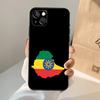 Чехол для телефона с флагом Эфиопии для iPhone 17 Air 16 15 13 11 12 14 Pro Max 13 12 mini 15 16 Plus 16e Чехол