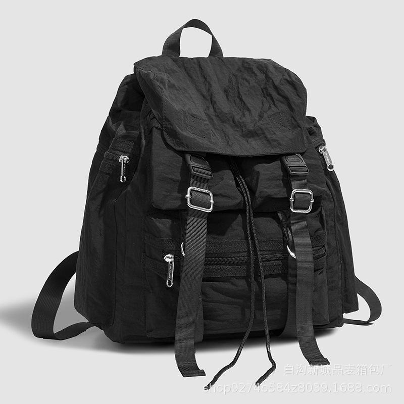 Trendy Brand New Hong Kong Style Fashion Couple Tooling Bag Backpack Large Capacity Harajuku Outdoor Backpack College Student Backpack