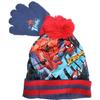 Blue and Red Spiderman Hat and Gloves Set