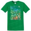 Zombie Graphic T Shirt Colorful Horror Art Vintage Style Tee