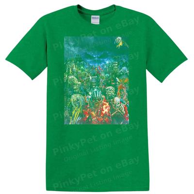 Zombie Graphic T Shirt Colorful Horror Art Vintage Style Tee