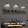 3Pcs Battery Operated Picture Light For Wall LED Painting Light With Remote Dimmable And Timer Wireless Wall Decor Puck Lights