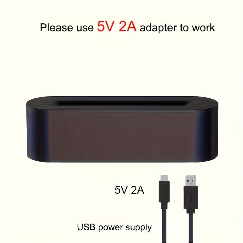 Simulation Flame Aromatherapy Lamp USB Power Supply RGB Light Timer Humidifier for Bedroom Office Air Purification Decoration