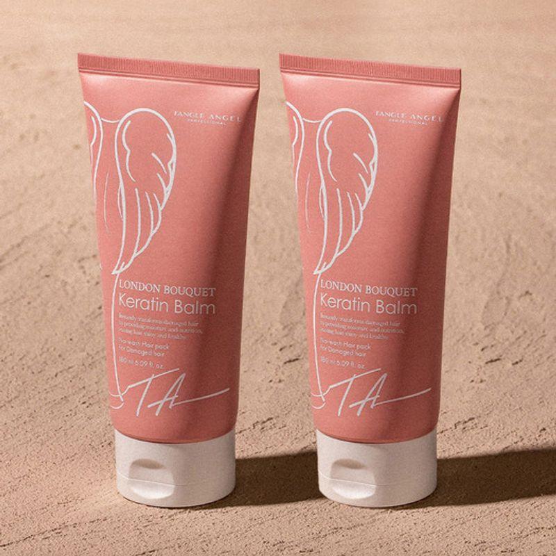 TANGLE ANGEL Лондонский Букет Кератиновый Бальзам для Волос UK Без Смывания 180мл x2