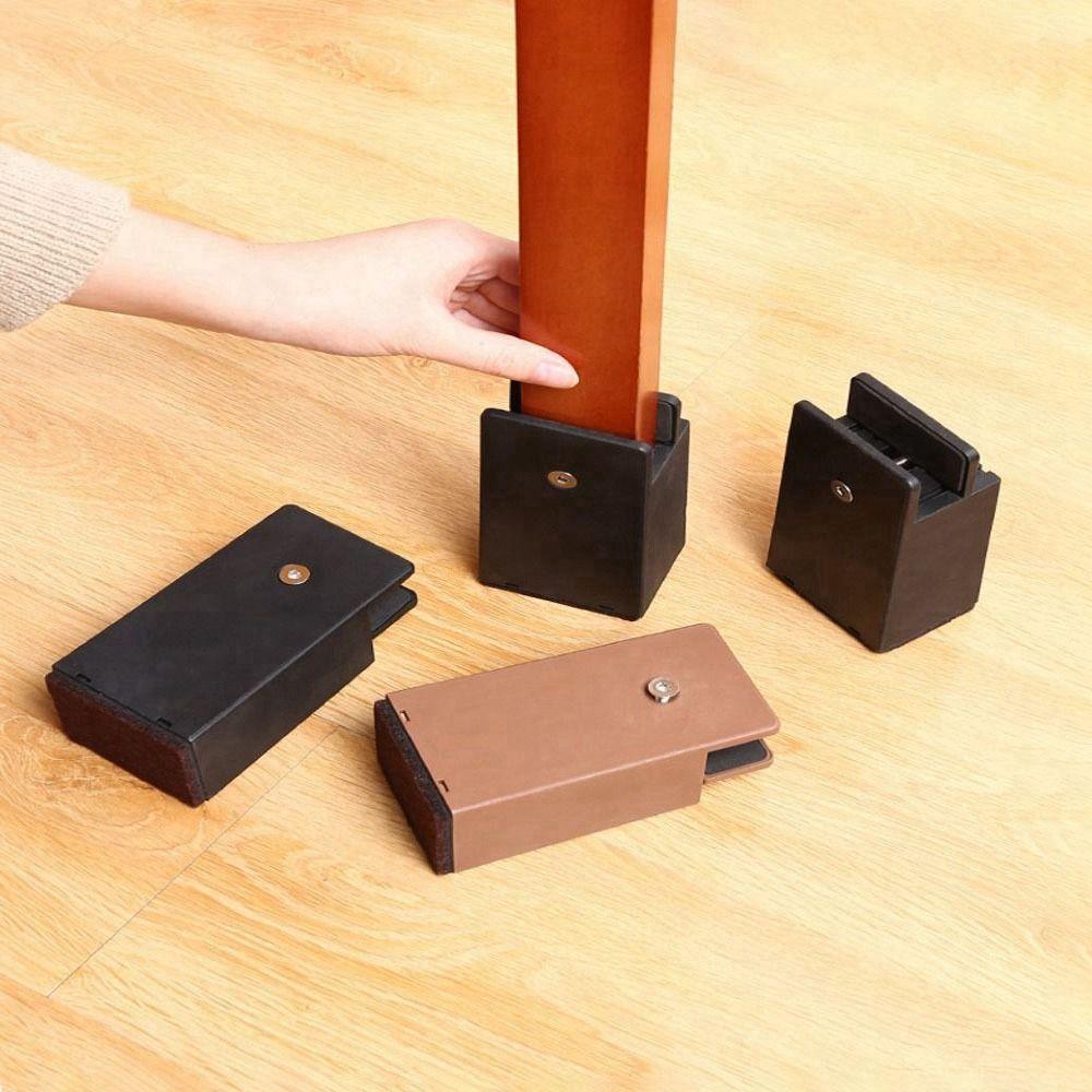 Противоскользящие Износостойкие С Винтовым Зажимом Мебельные Подставки Подставки для Ножек Стола Подкладки для Ножек Стула