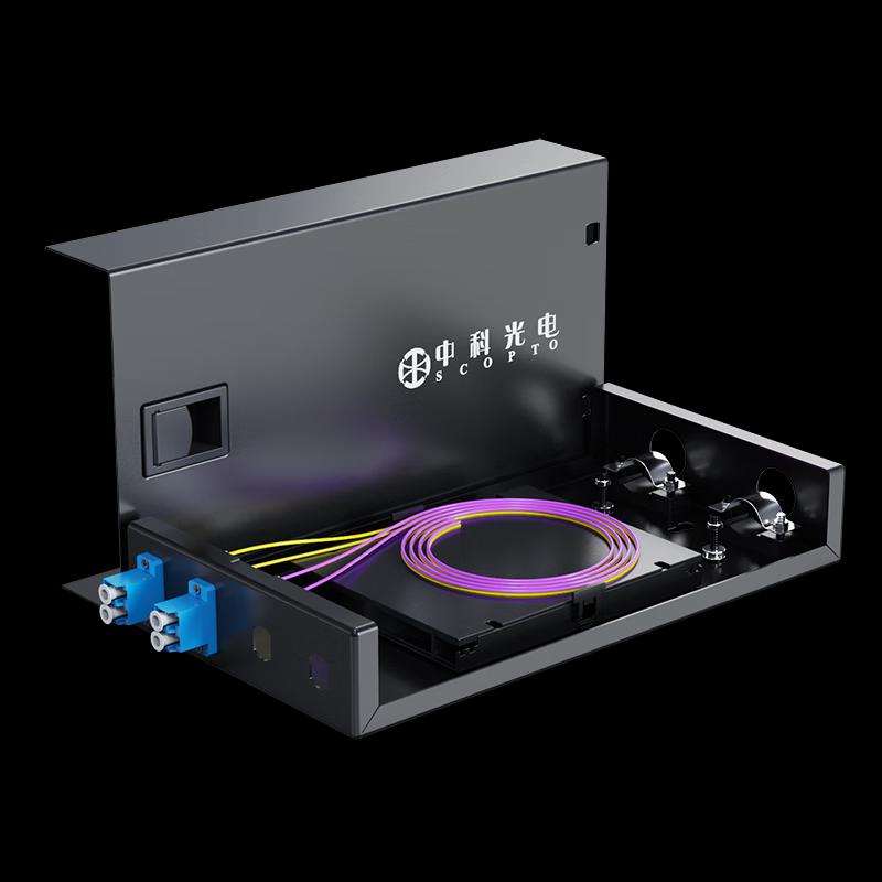 4-Port LC Single-Mode Wall-Mounted Fiber Optic Terminal Box