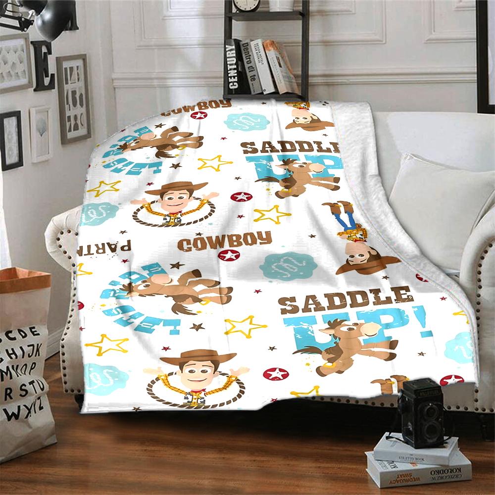 1Pc Cowboy Adventure Blanket Soft Throw Blanket For Home Bedroom Bed Sofa Travel Office Solid Christmas Blanket