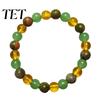 Elegant Casual Wrist Decor Handmade Natural Stone Stretch Bracelet, Adjustable Elastic Healing Faux Daily Wear Neutral Bracelet Crystal Spiritual