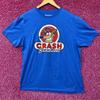 Футболка с графическим принтом Crash Bandicoot Blue в ретро-стиле