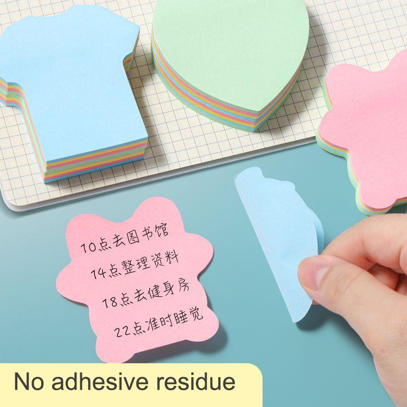 500/1000 Sheets Sticky Notes 3 Inch,Cute Shape Sticky Notes for Organizing,Reminders,To Do Lists,School Supplies,Office Products Self-Sticky Note Pads