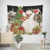 Рождество Новый год Санта-Клаус Гобелен Гостиная Диван Домашнее украшение Рождественский подарок