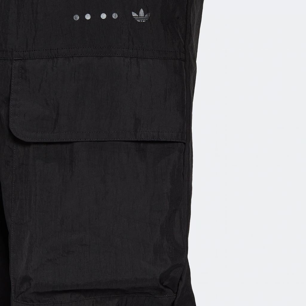 Adidas Originals Trefoil SS22 Однотонные джоггеры на пуговицах с манжетами, мужские брюки, черные HK2747