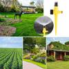 1/5Pcs 360° Rotation Garden Sprinkler Irrigation Watering System Agriculture Ground Automatic Tube Plug Buried Atomization
