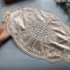 1Pcs for Dining Table Flower Embroidery Craft Placemat European Style Lace Insulation Plate Mat Anti-scald Coaster Table Pads