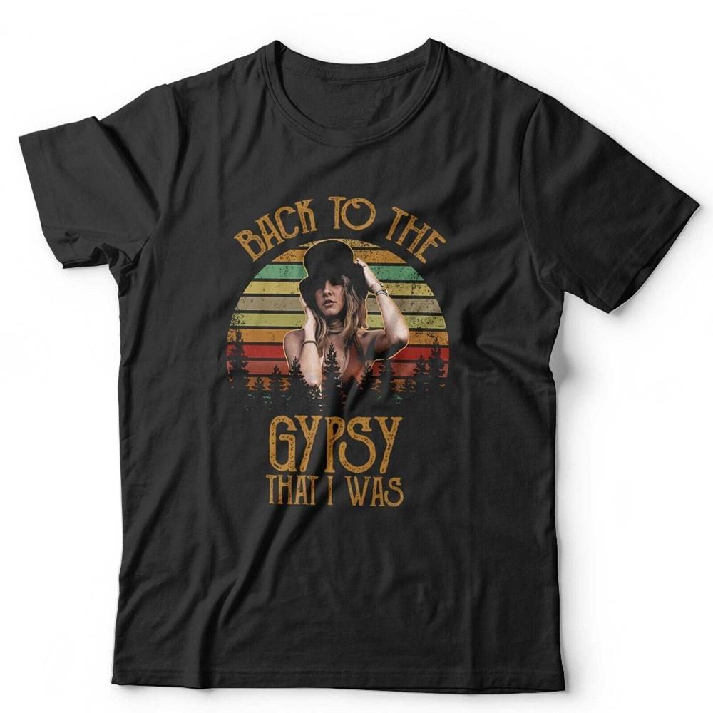 Stevie Nicks Tshirt Back To The Gypsy That I Was Unisex Kids Retro Lyrics