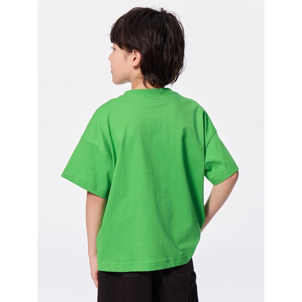 GU by Uniqlo Детский унисекс большой размер графический футболка баскетбольный мяч