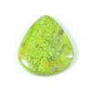27X31X05 ММ Натуральный Зеленый Опал Кабошон Грушевидной Формы Свободный Драгоценный Камень 34 Карата. SK-4720