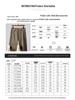 Men's Brushed Wool Blend Straight-Leg Thermal Casual Pants