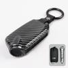 ABS Carbon Remote Car Key Cover Case For Kia Stinger GT CK K9 K900 2017 2018    2022 4 Buttons