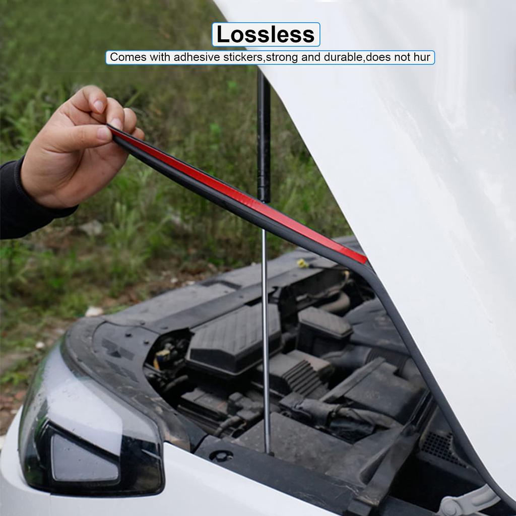 Уплотнительная лента для капота автомобиля, крышки двигателя, уплотнители, отделка, универсальная автомобильная резиновая уплотнительная лента, герметик для снятия резины, водонепроницаемые наклейки