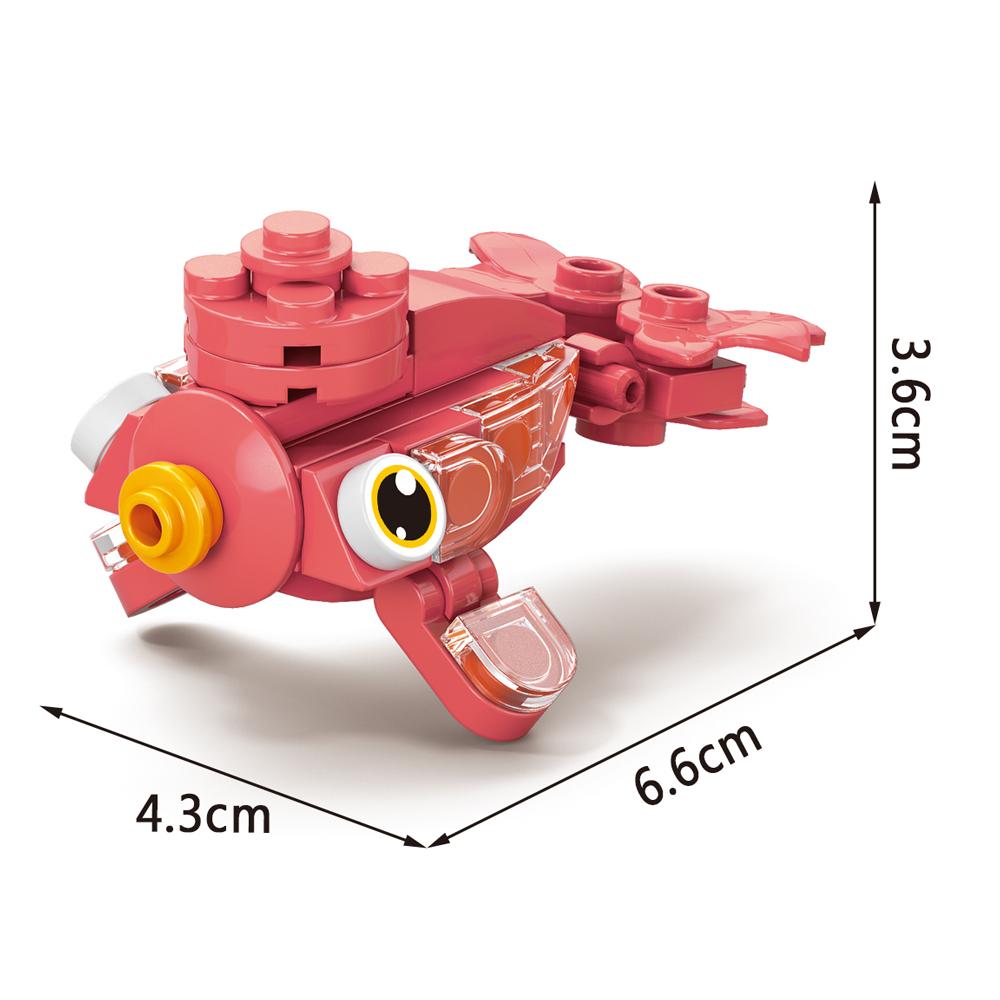 Мир Насекомых Животные Скорпион Богомол Муравьи Паук Птицы Морское Животное Строительные Блоки Игрушки Настольные Украшения Кирпичики Детский Подарок