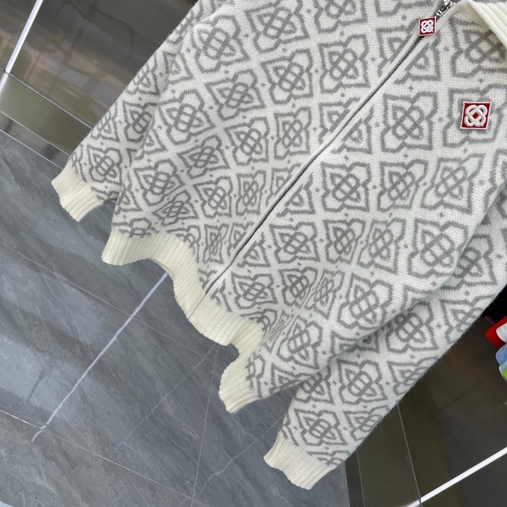 Casa Men's Wool Zipper Cardigan: Fashionable, Casual, Unisex, and Versatile Style