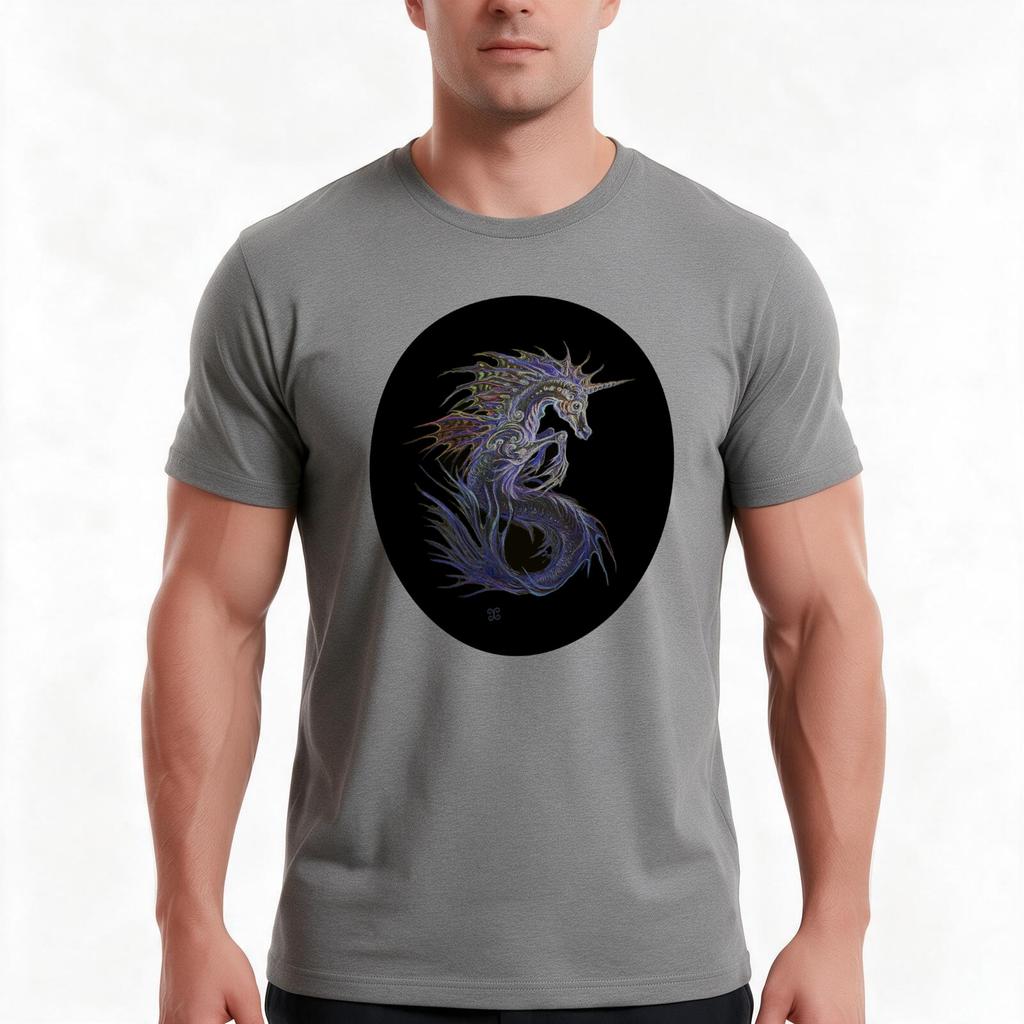 Mernicorn Tshirt Summer Casual Cotton Tee Oversized Streetwear Tops Vintage Graphic Print Loose Fit Short Sleeve