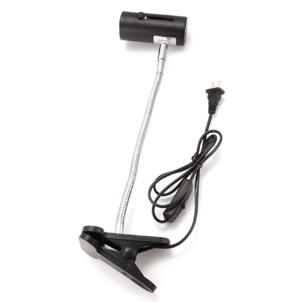 Reptile Light Metal Ceramic Heat UV UVB Lamp Light Holder Clamp For Fish Tank Brooder Tortoises Lizards Reptile E27 300W