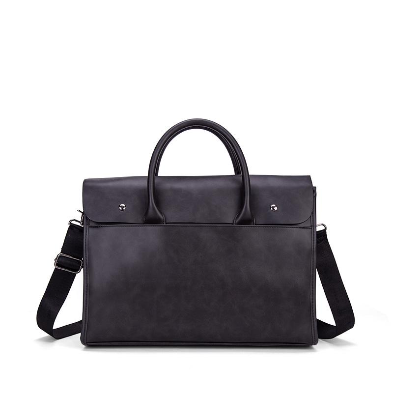 Винтажный мужской портфель и сумка через плечо из кожи Crazy Horse