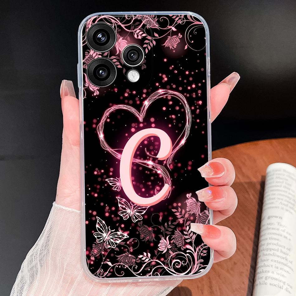 Чехол для телефона Oppo Reno 15 Pro Mini 15F 15C 5G Великолепные Звездные Буквы Ударопрочный Корпус Для Oppo Reno15 Мягкий Прозрачный Силиконовый Funda