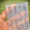 DIY Декор для Ногтей - 3D Силиконовая Форма с Полупрозрачным Трафаретом для Вырезания, Дизайн с Ленточкой, Бантом и Балетными Туфельками