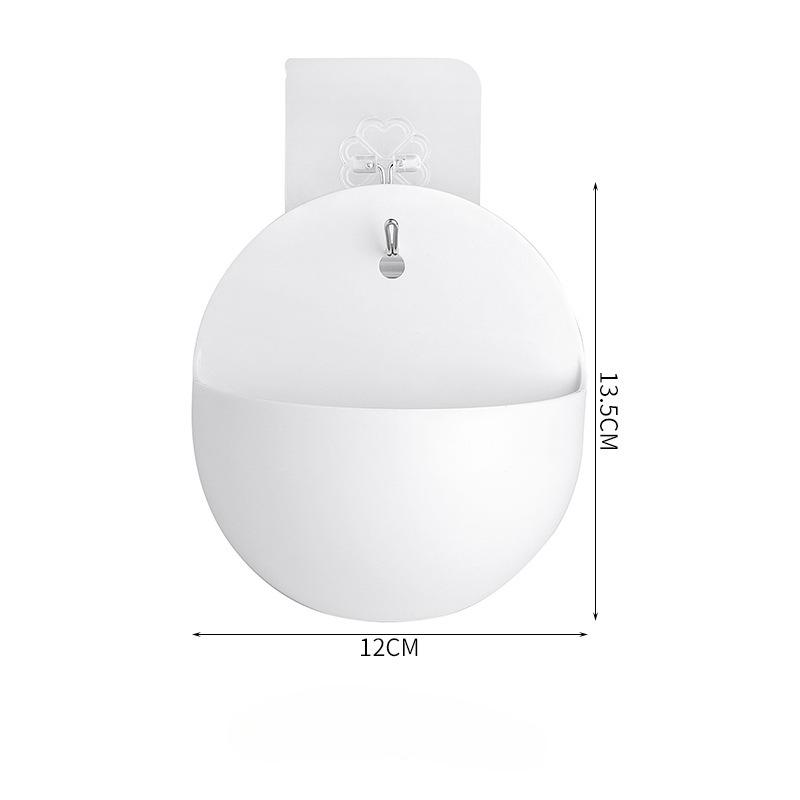 Современные круглые настенные кашпо для помещений и улицы, пластиковые настенные цветочные горшки для бонсай, настенные подставки для растений, настенные держатели для растений