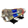 Simulated Aircraft Engine Startable Turbine Engine with LED Lights Desktop Ornament Perspective Turbine Engine Assembly Model