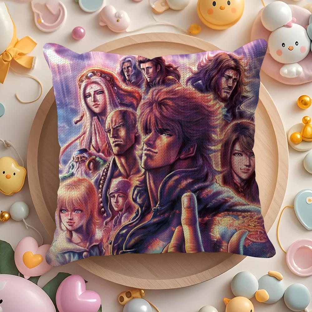 Аниме Кулак Северной Звезды-Японские Комиксы Наволочка с Принтом Наволочка для Гостиной Дивана Подушка Чехол и Декор для Спальни